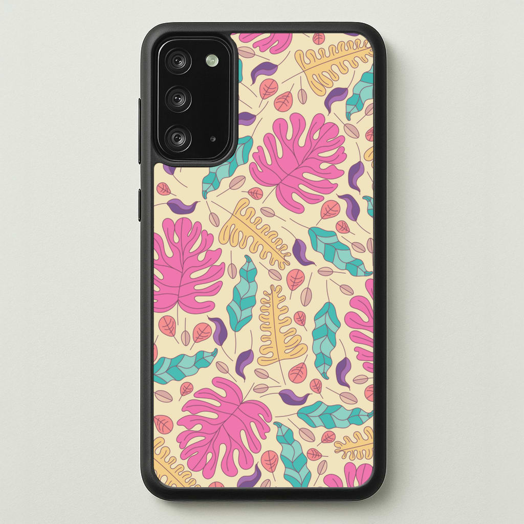 Multi Coloured Leaves - Foliage - Foliage Phone Case for Galaxy Note 20