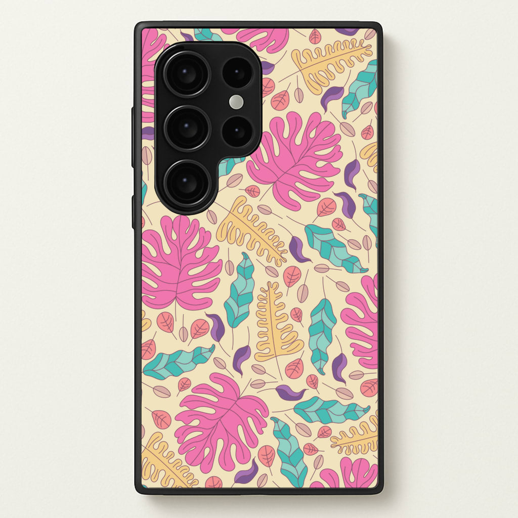 Multi Coloured Leaves - Foliage - Foliage Phone Case for Galaxy S24 Ultra