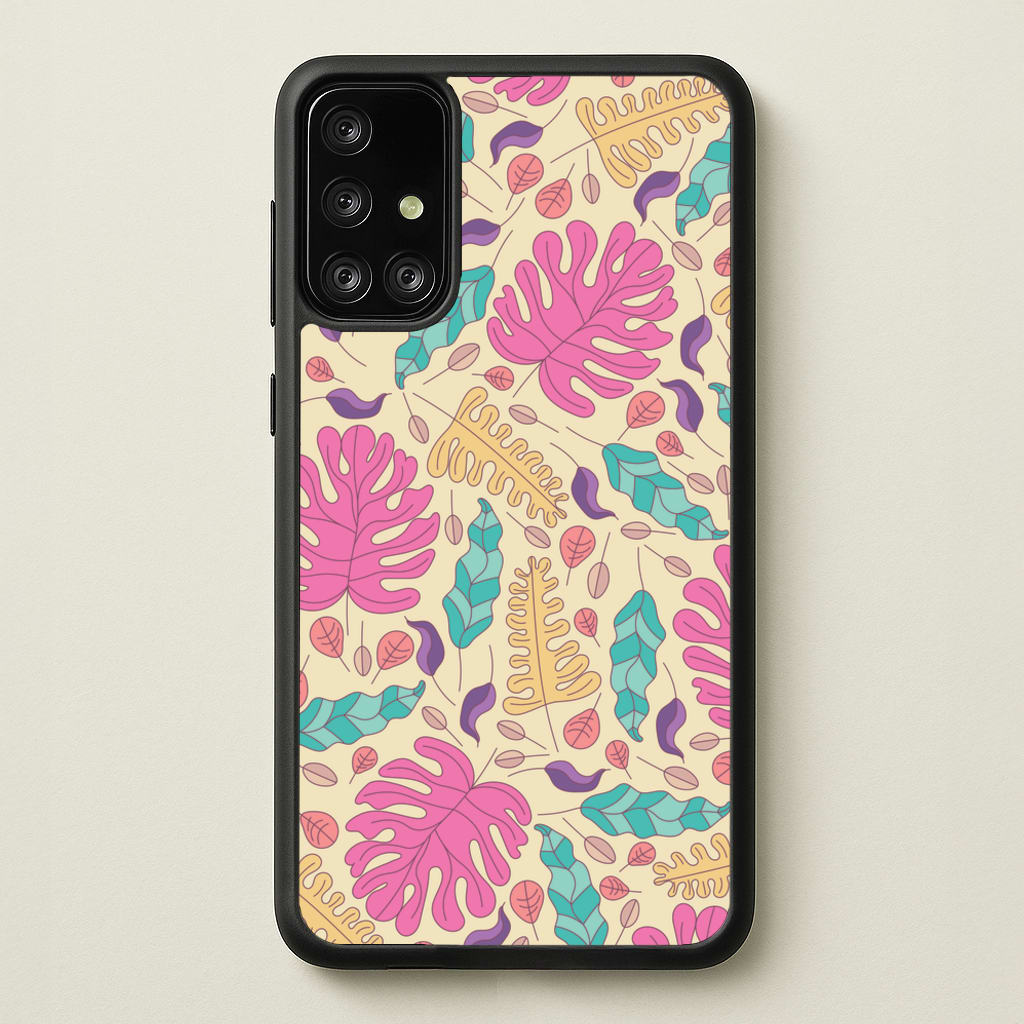 Multi Coloured Leaves - Foliage - Foliage Phone Case for Galaxy A71