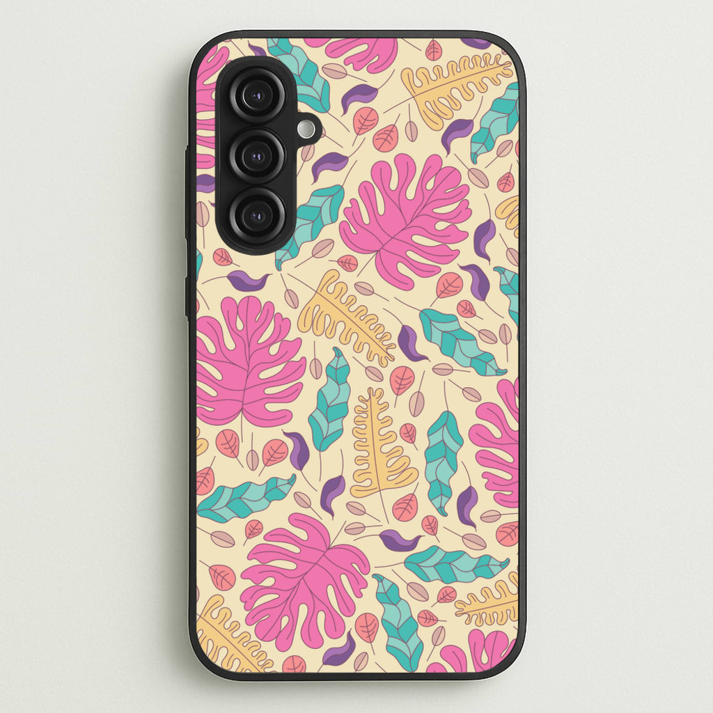Multi Coloured Leaves - Foliage - Foliage Phone Case for Galaxy S23FE