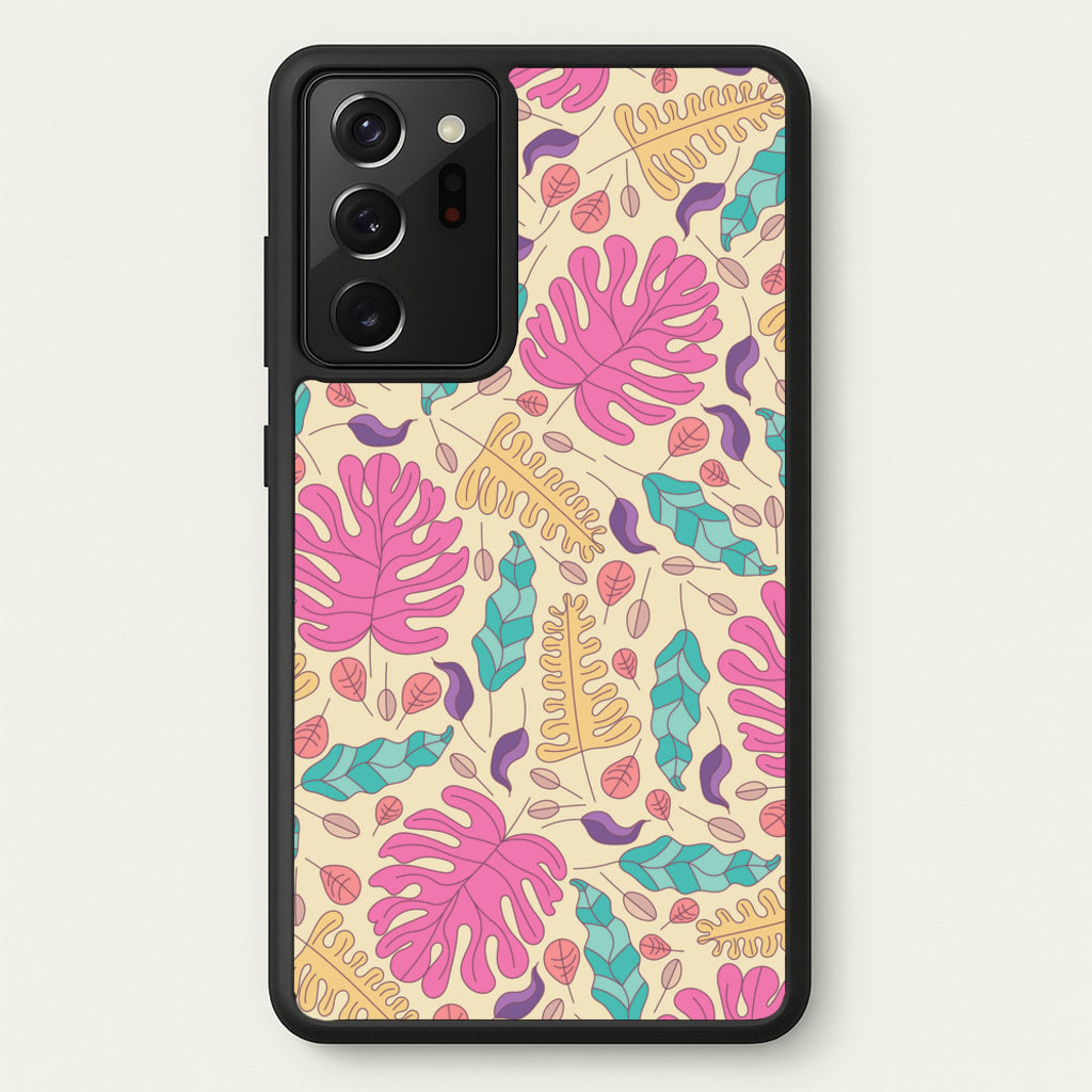 Multi Coloured Leaves - Foliage - Foliage Phone Case for Galaxy Note 20 Ultra