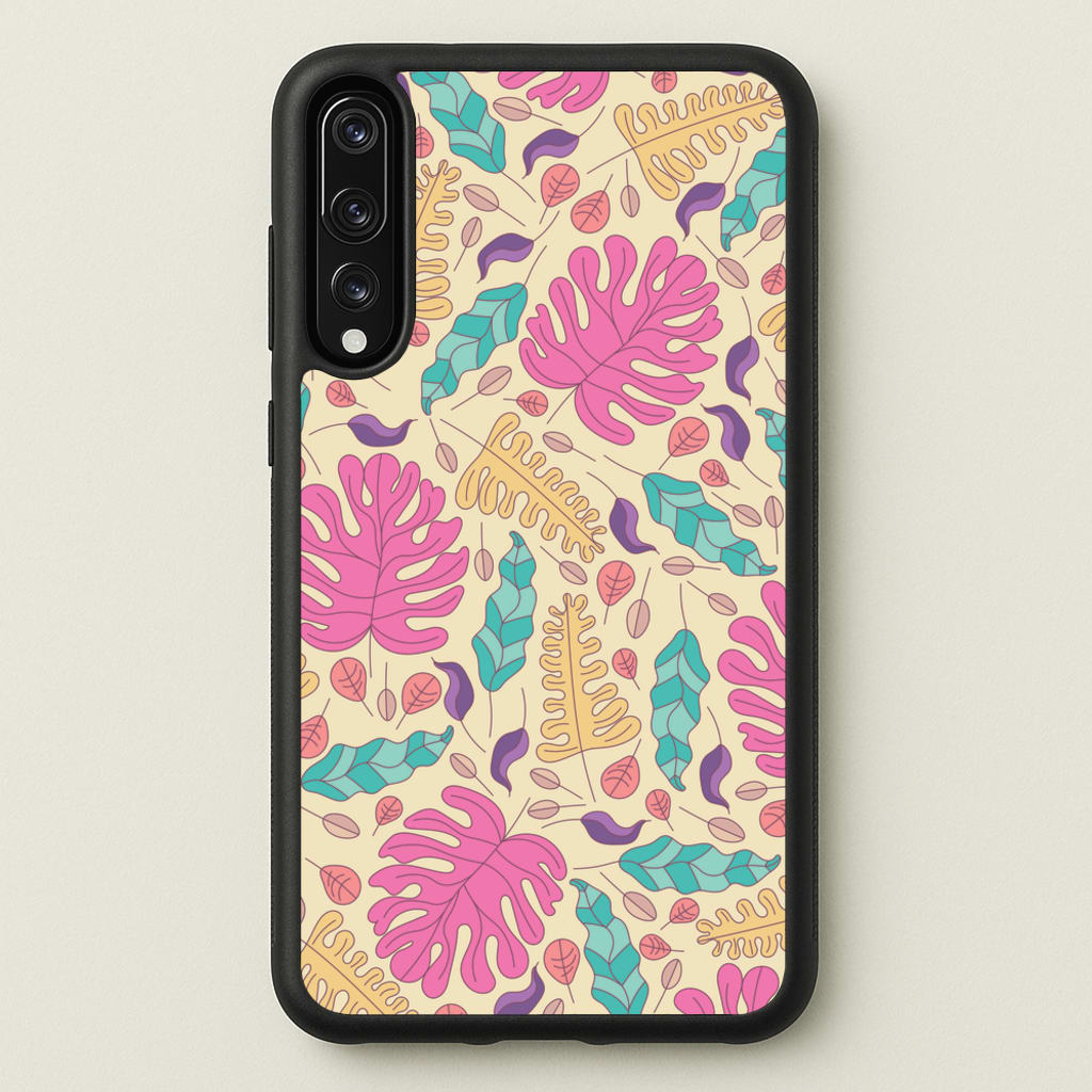 Multi Coloured Leaves - Foliage - Foliage Phone Case for Huawei P20 Pro