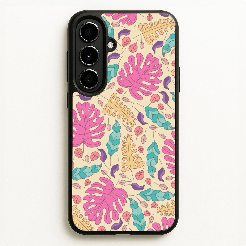 Multi Coloured Leaves - Foliage - Foliage Phone Case for Galaxy A56