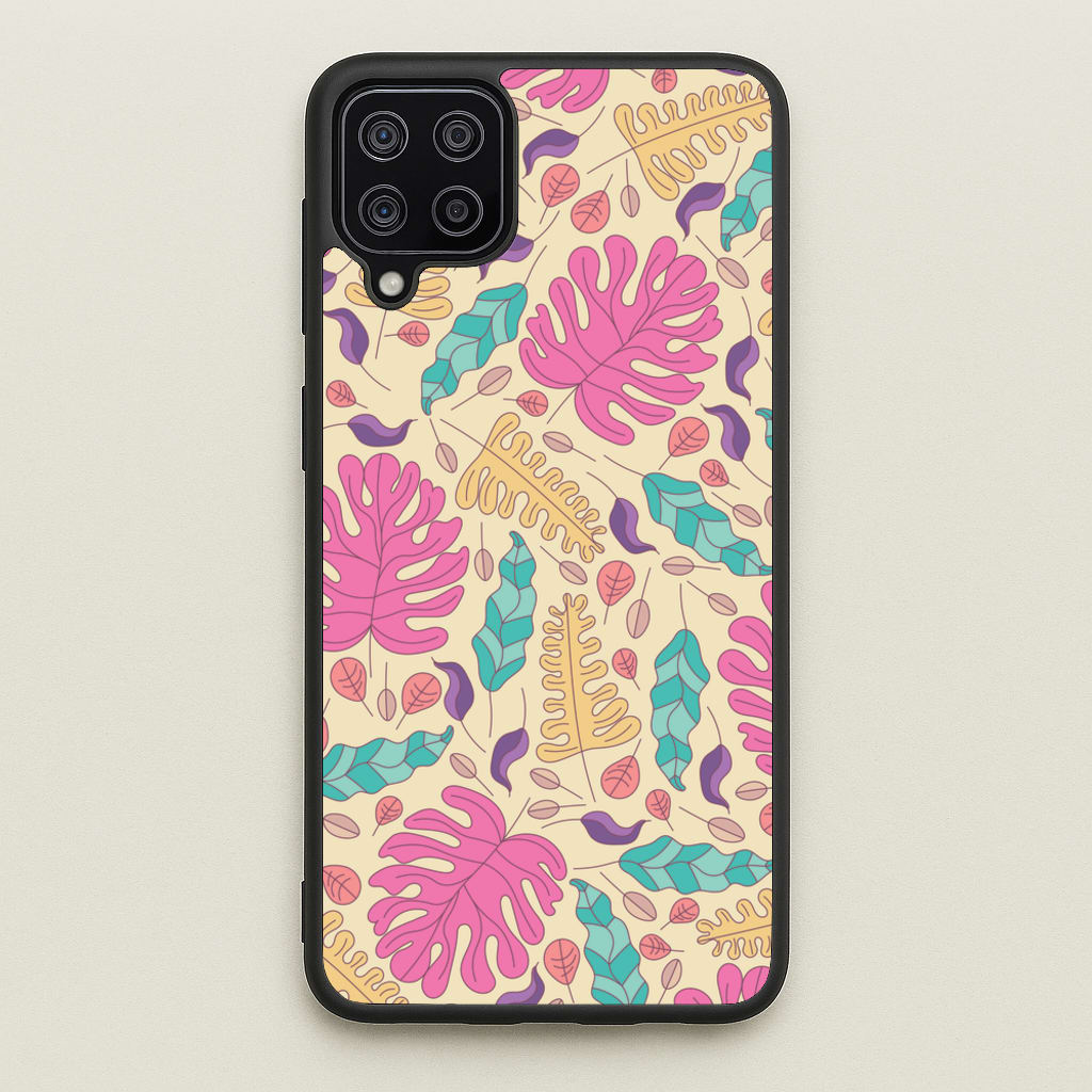 Multi Coloured Leaves - Foliage - Foliage Phone Case for Galaxy A12
