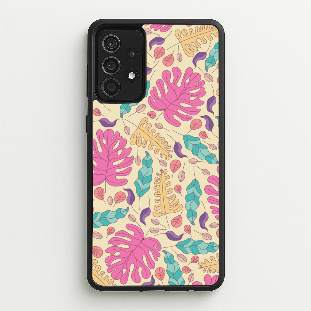 Multi Coloured Leaves - Foliage - Foliage Phone Case for Galaxy A52 / A52s