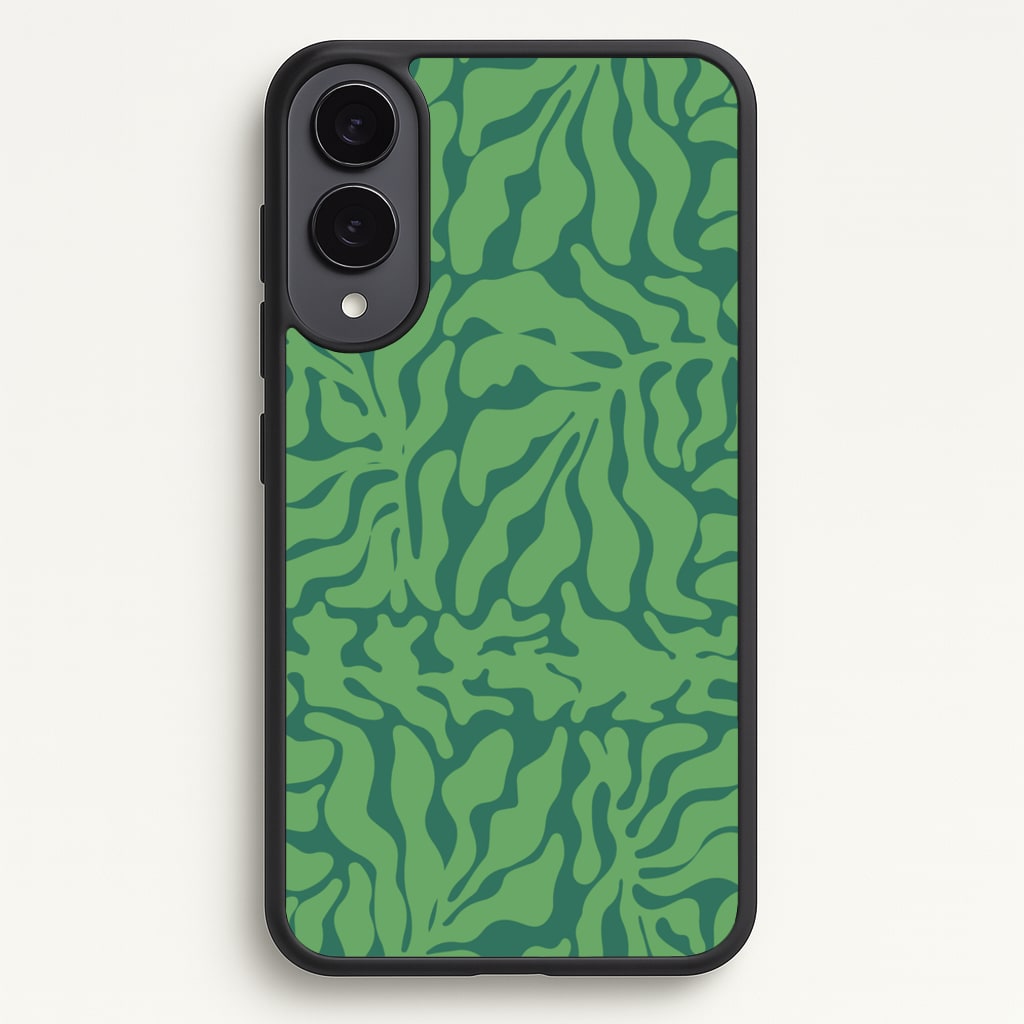 Green Leaves - Foliage - Foliage Phone Case for Galaxy S25 Edge