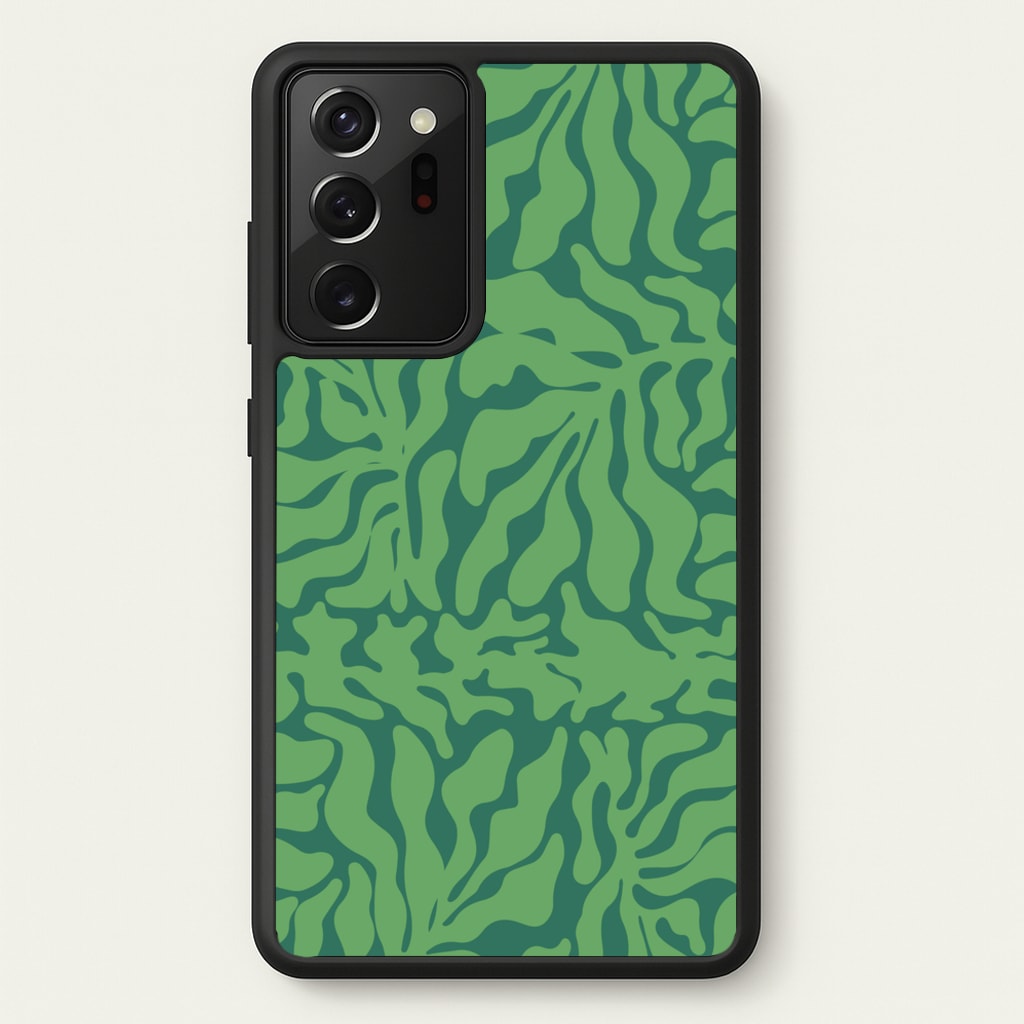 Green Leaves - Foliage - Foliage Phone Case for Galaxy Note 20 Ultra