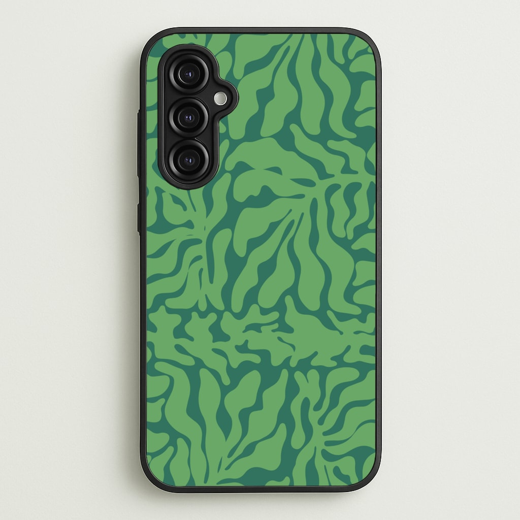 Green Leaves - Foliage - Foliage Phone Case for Galaxy A14