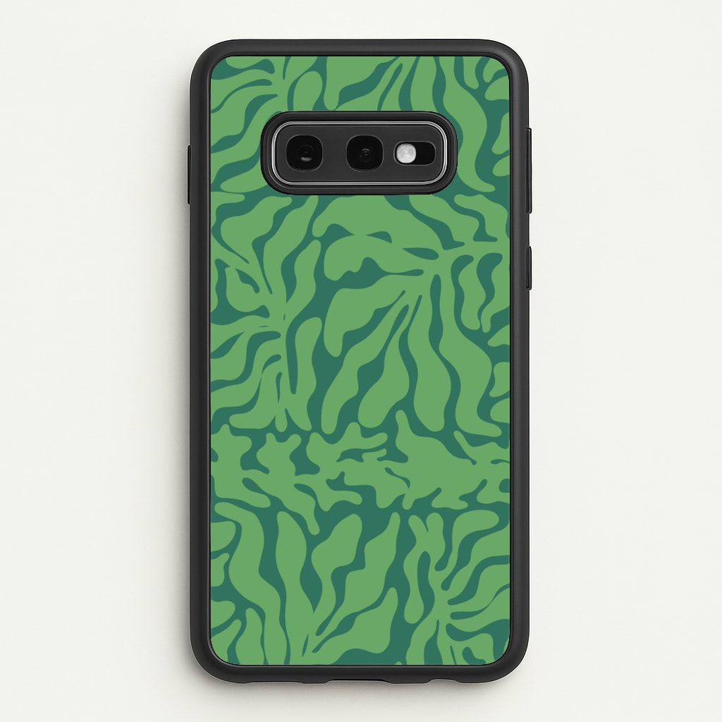 Green Leaves - Foliage - Foliage Phone Case for Galaxy S10e