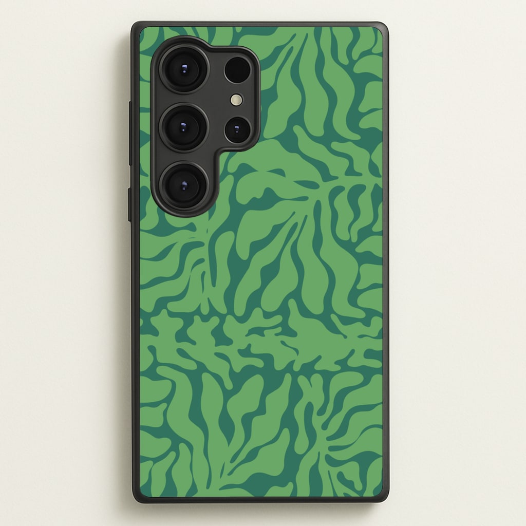 Green Leaves - Foliage - Foliage Phone Case for Galaxy S25 Ultra