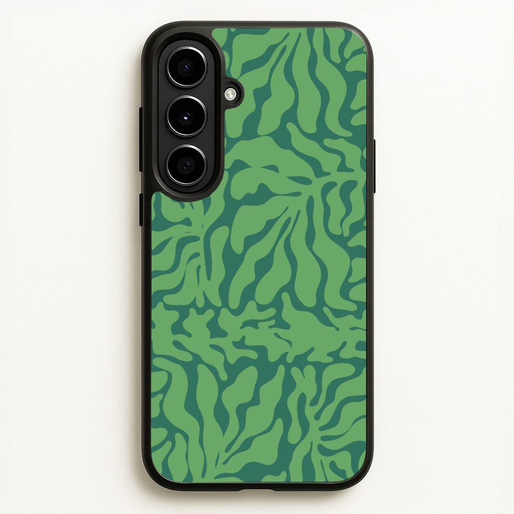 Green Leaves - Foliage - Foliage Phone Case for Galaxy A56