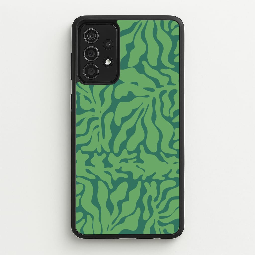Green Leaves - Foliage - Foliage Phone Case for Galaxy A52 / A52s