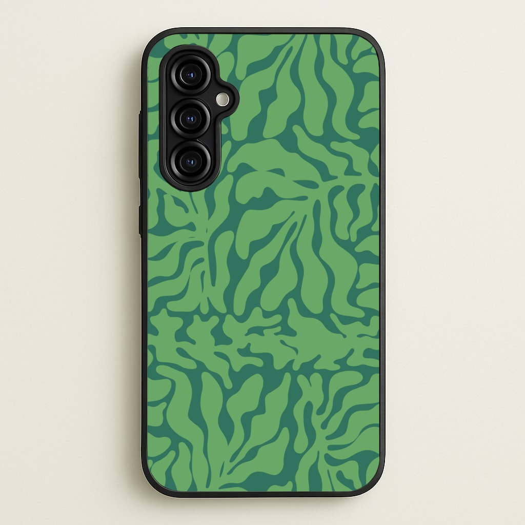 Green Leaves - Foliage - Foliage Phone Case for Galaxy A54