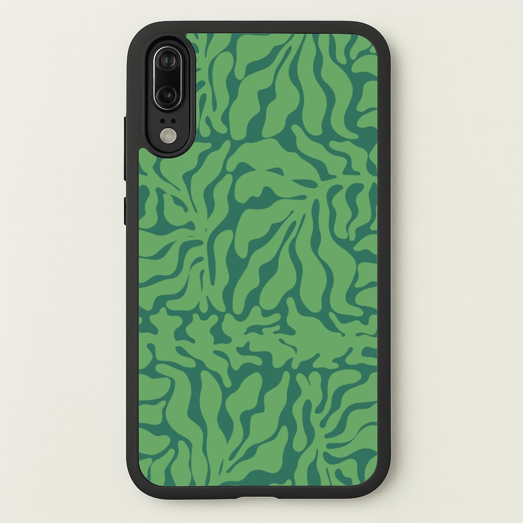 Green Leaves - Foliage - Foliage Phone Case for Huawei P20