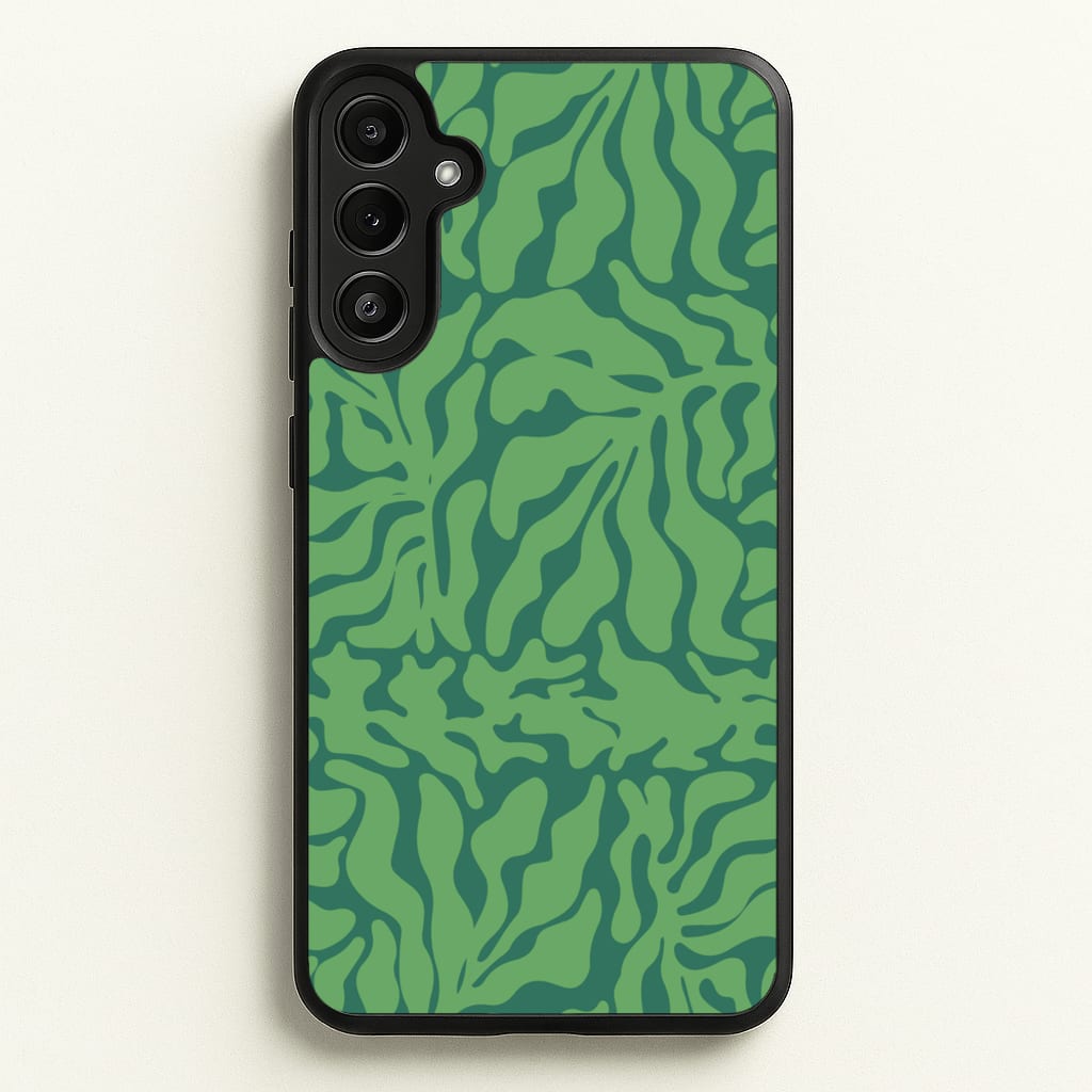 Green Leaves - Foliage - Foliage Phone Case for Galaxy A36