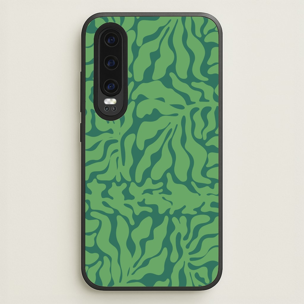 Green Leaves - Foliage - Foliage Phone Case for Huawei P30