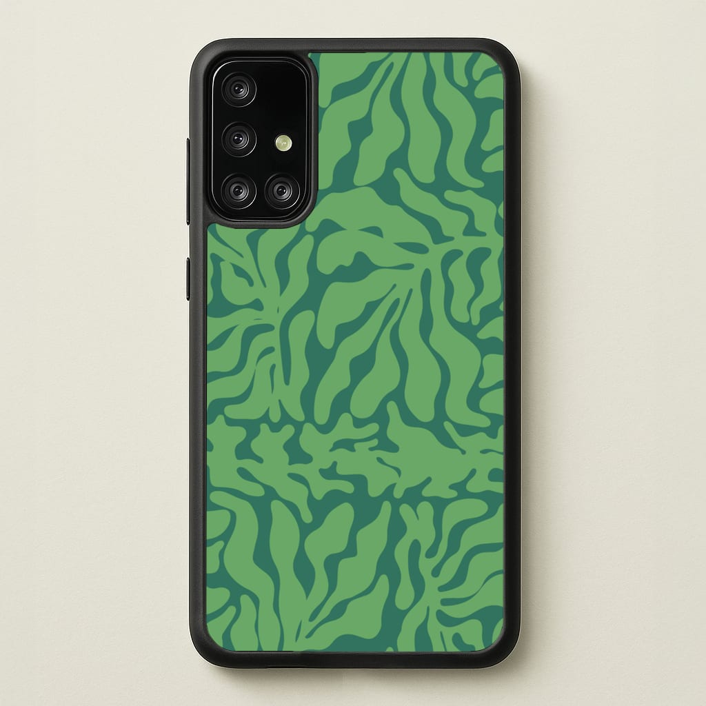 Green Leaves - Foliage - Foliage Phone Case for Galaxy A71