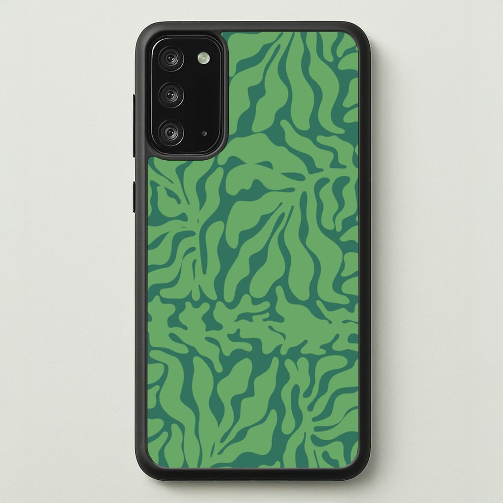Green Leaves - Foliage - Foliage Phone Case for Galaxy Note 20