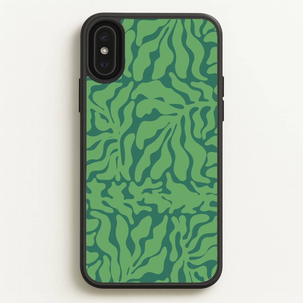 Green Leaves - Foliage - Foliage Phone Case for iPhone XS Max