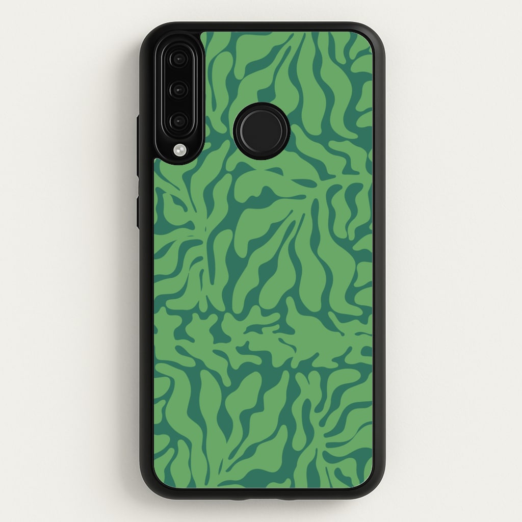 Green Leaves - Foliage - Foliage Phone Case for Huawei P30 Lite