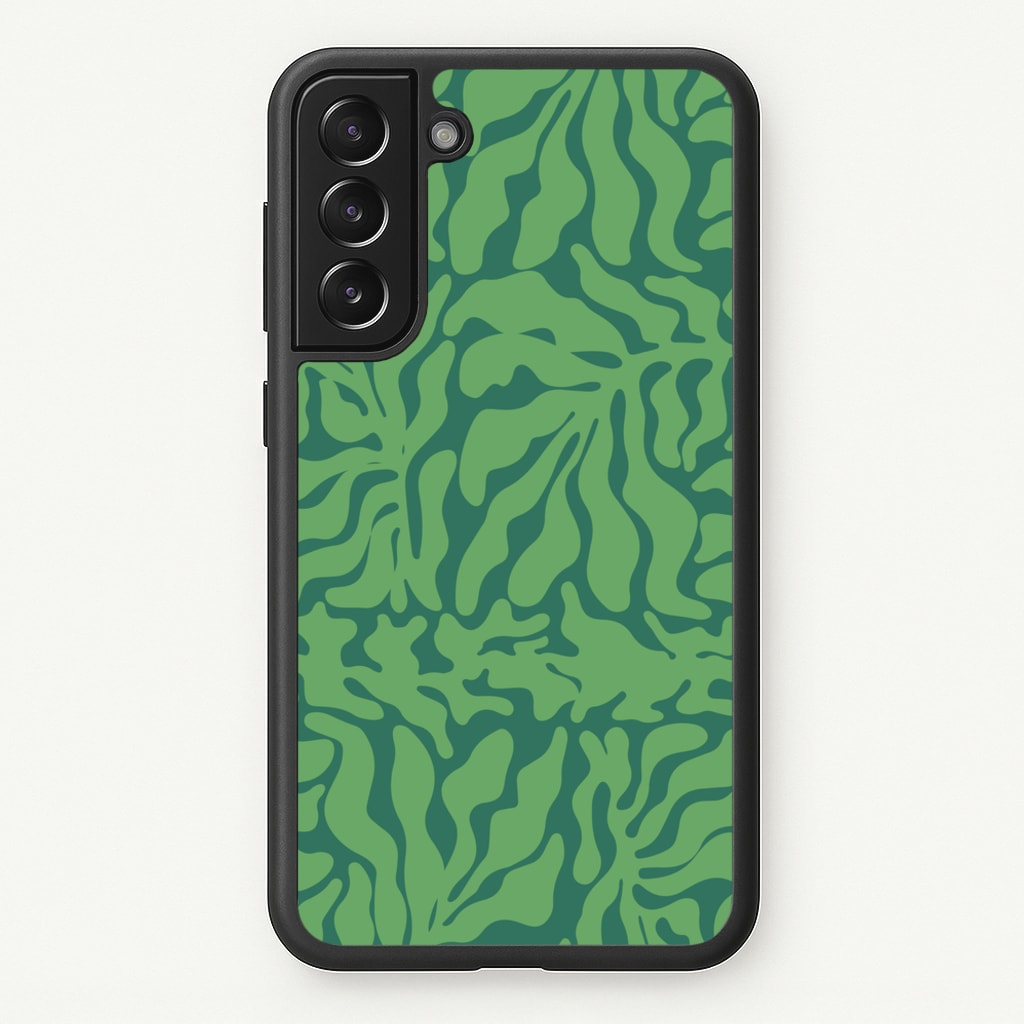 Green Leaves - Foliage - Foliage Phone Case for Galaxy S21FE