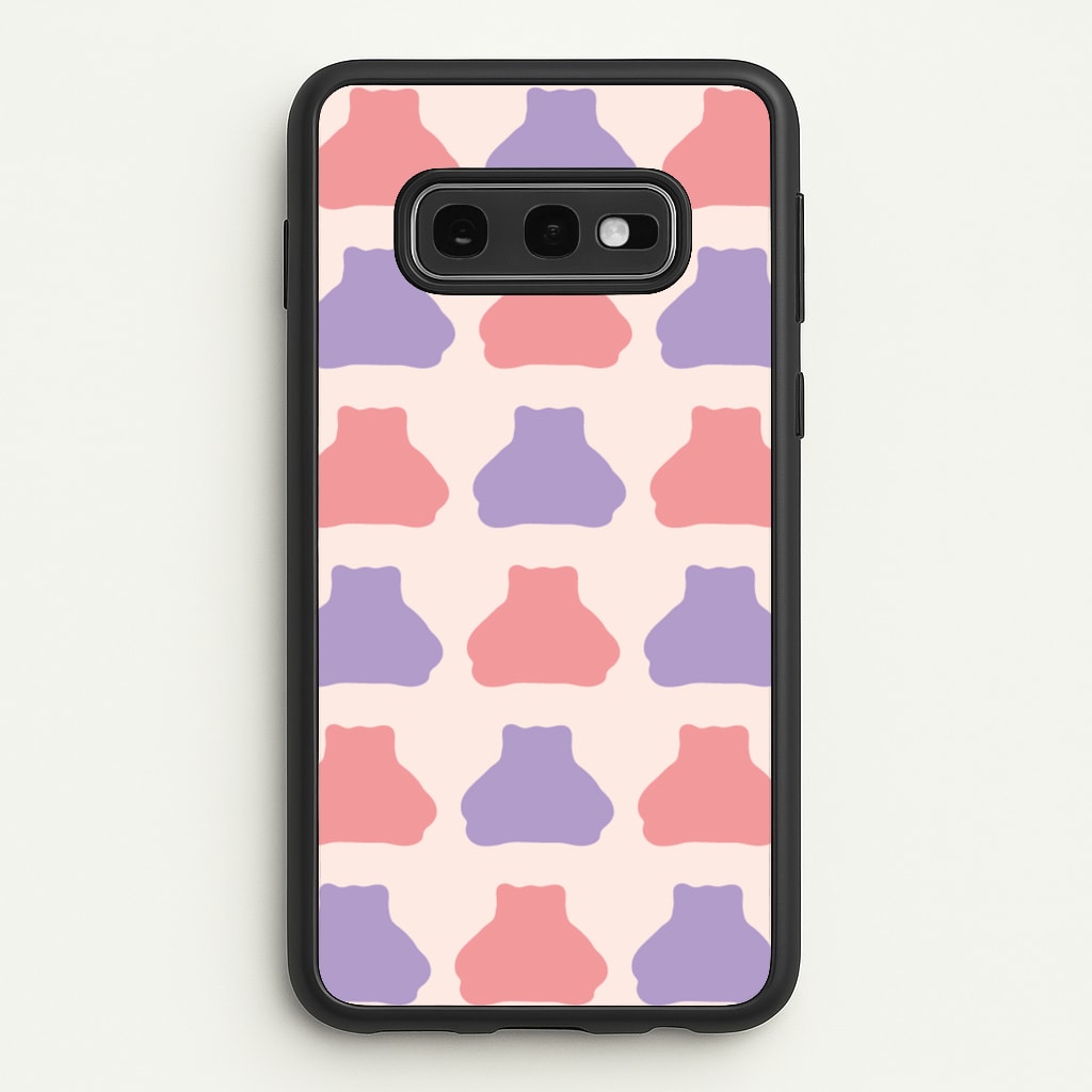 Snorlex pattern - Pokemon Phone Case for Galaxy S10e
