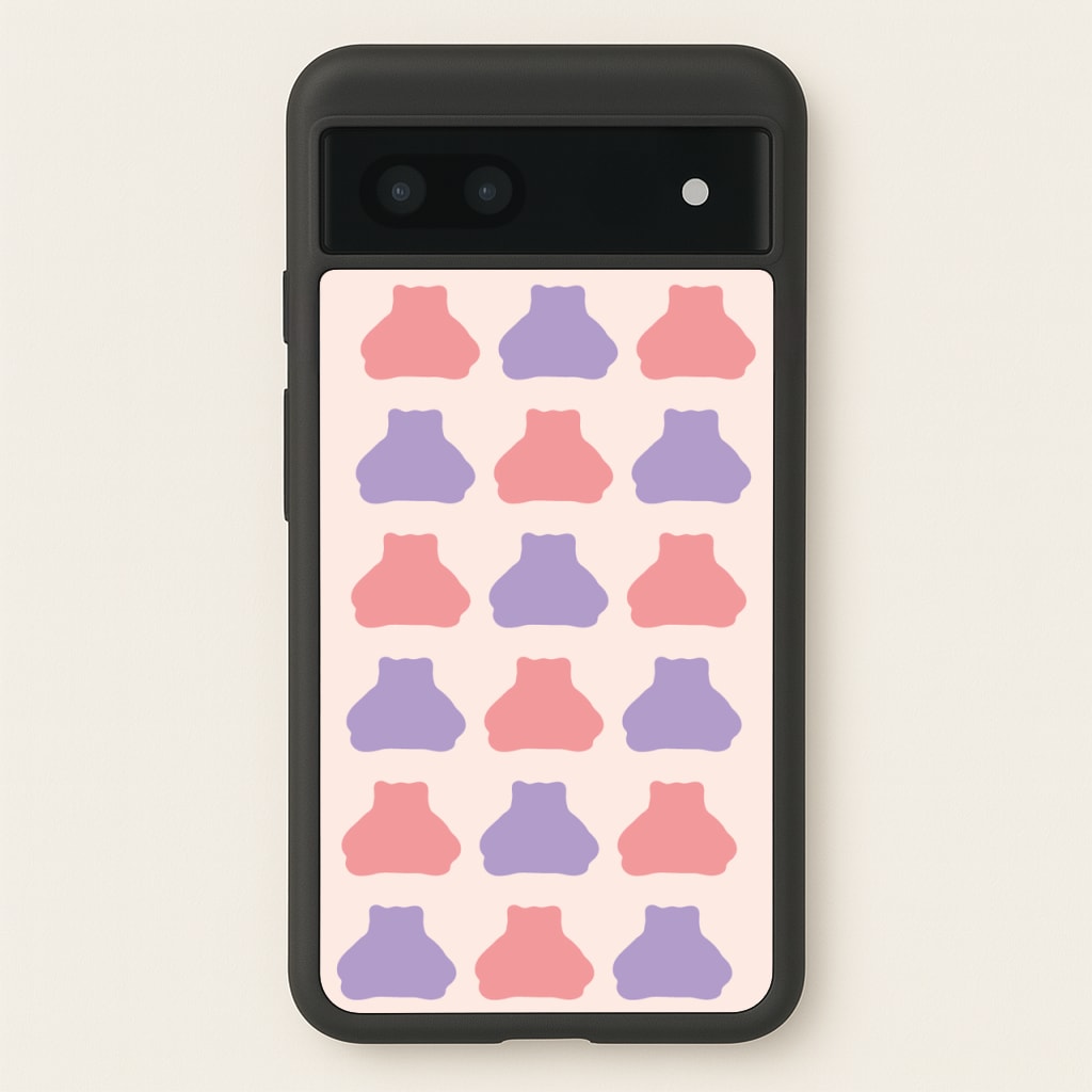 Snorlex pattern - Pokemon Phone Case for Google Pixel 7a