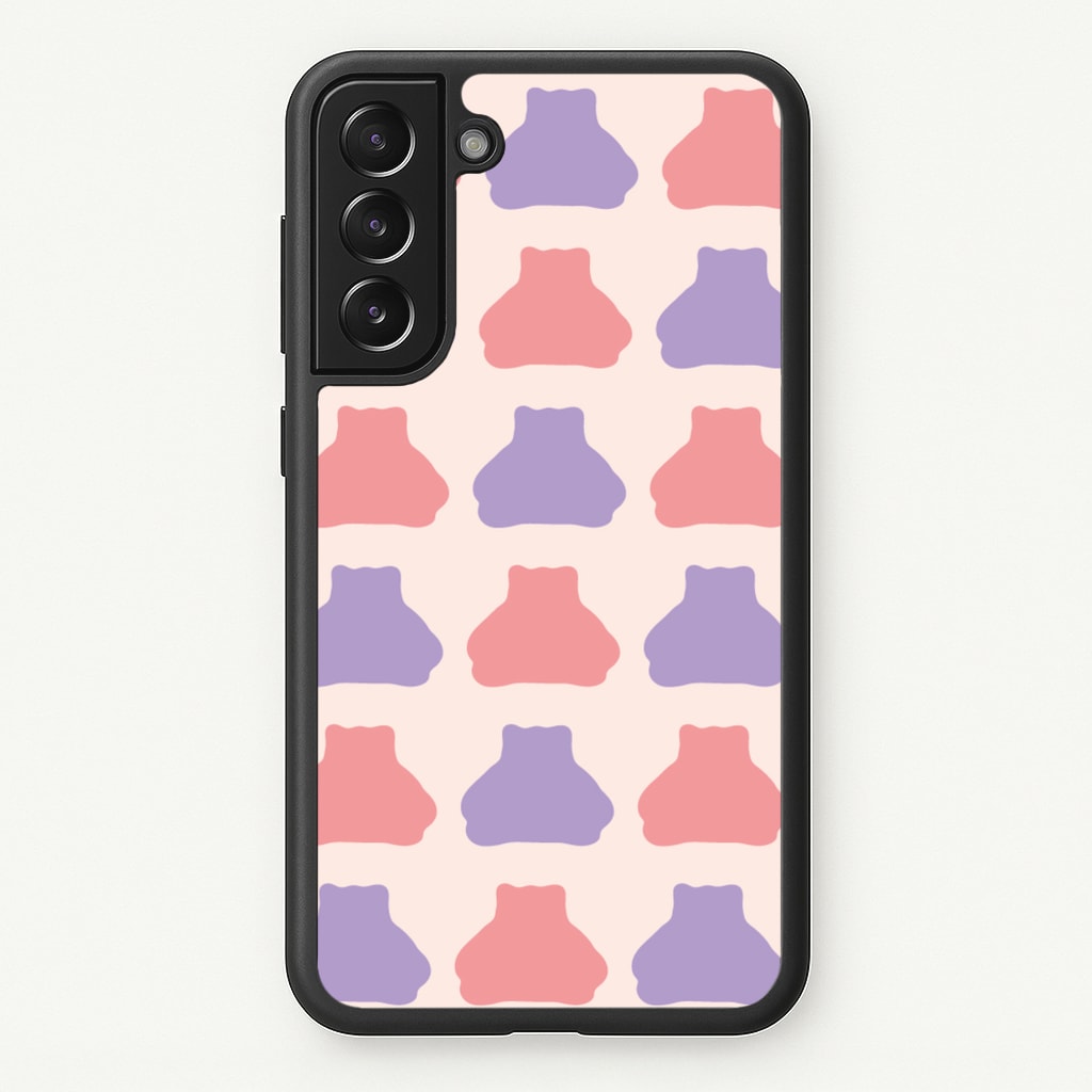 Snorlex pattern - Pokemon Phone Case for Galaxy S21FE