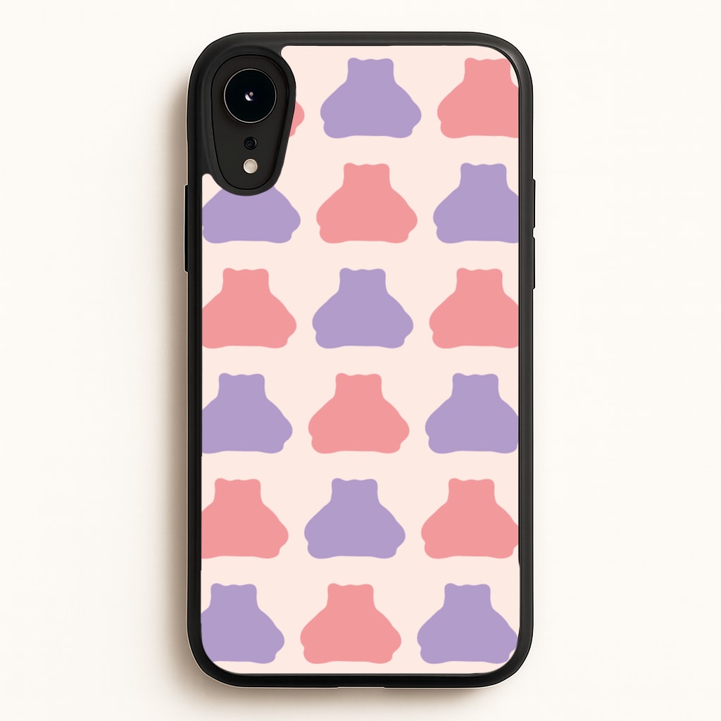 Snorlex pattern - Pokemon Phone Case for iPhone XR