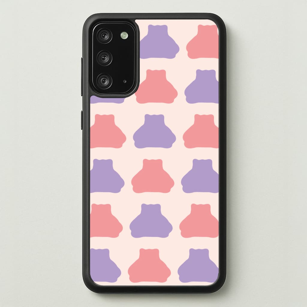 Snorlex pattern - Pokemon Phone Case for Galaxy Note 20