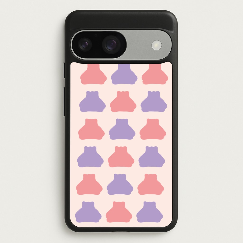 Snorlex pattern - Pokemon Phone Case for Google Pixel 9 / 9 Pro