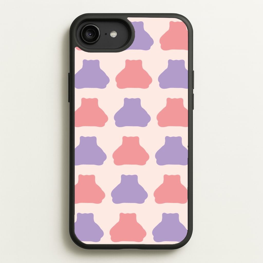 Snorlex pattern - Pokemon Phone Case for iPhone 6 Plus / 7 Plus / 8 Plus