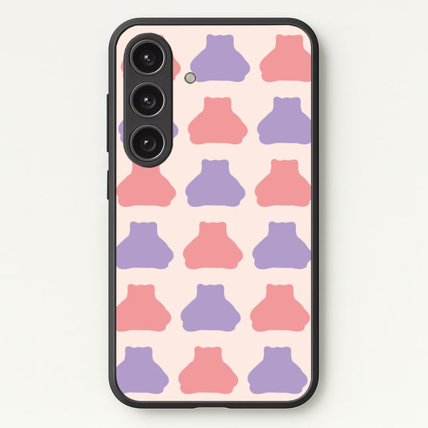 Snorlex pattern - Pokemon Phone Case for Galaxy S25