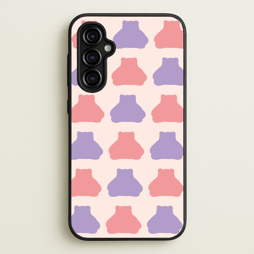 Snorlex pattern - Pokemon Phone Case for Galaxy A54