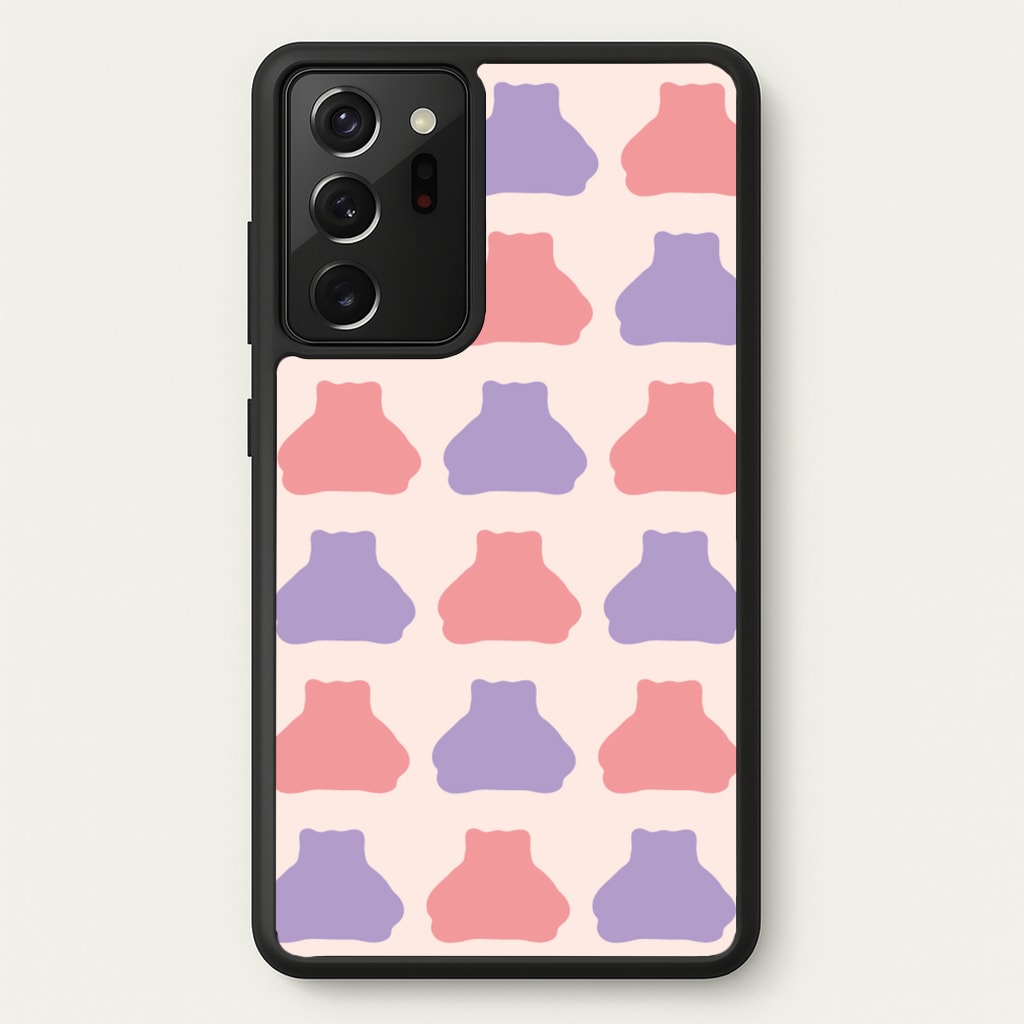 Snorlex pattern - Pokemon Phone Case for Galaxy Note 20 Ultra