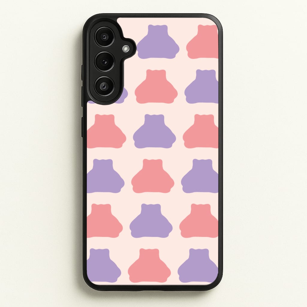 Snorlex pattern - Pokemon Phone Case for Galaxy A34