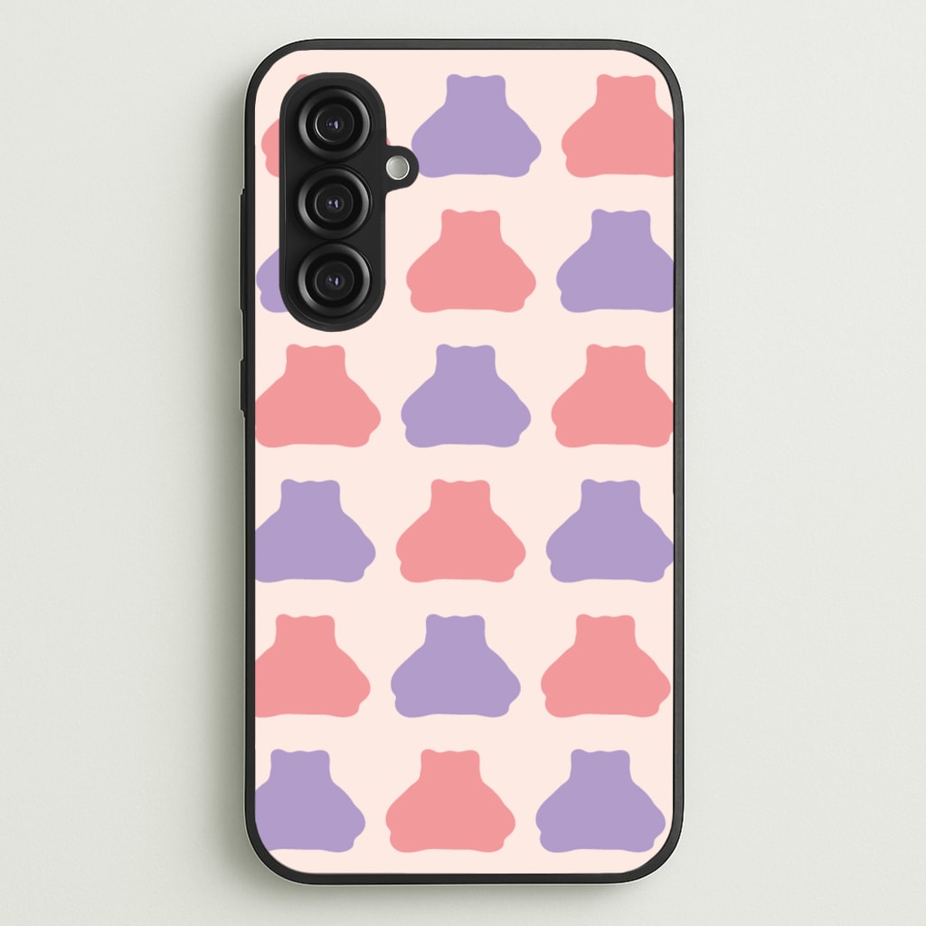 Snorlex pattern - Pokemon Phone Case for Galaxy S23FE