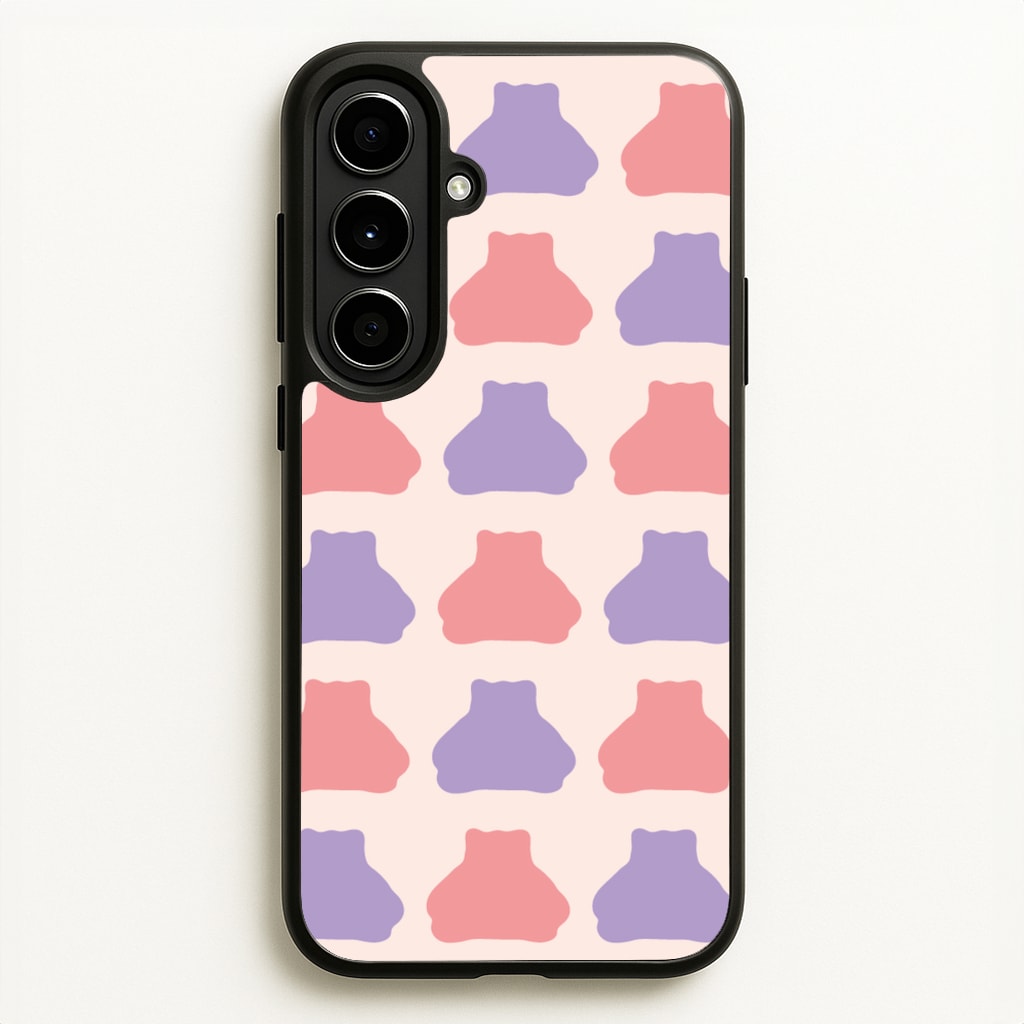 Snorlex pattern - Pokemon Phone Case for Galaxy A56