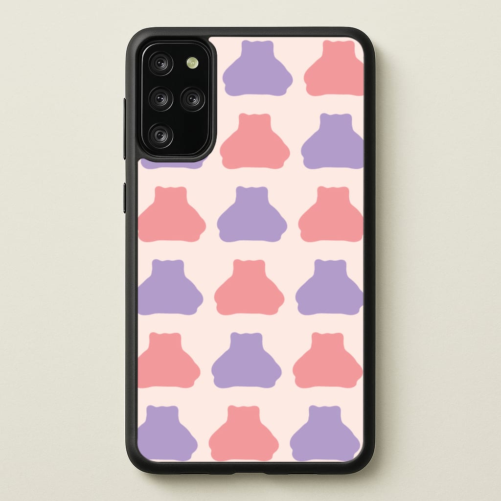 Snorlex pattern - Pokemon Phone Case for Galaxy S20 Plus