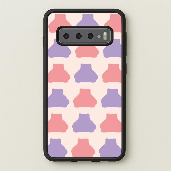 Snorlex pattern - Pokemon Phone Case for Galaxy S10