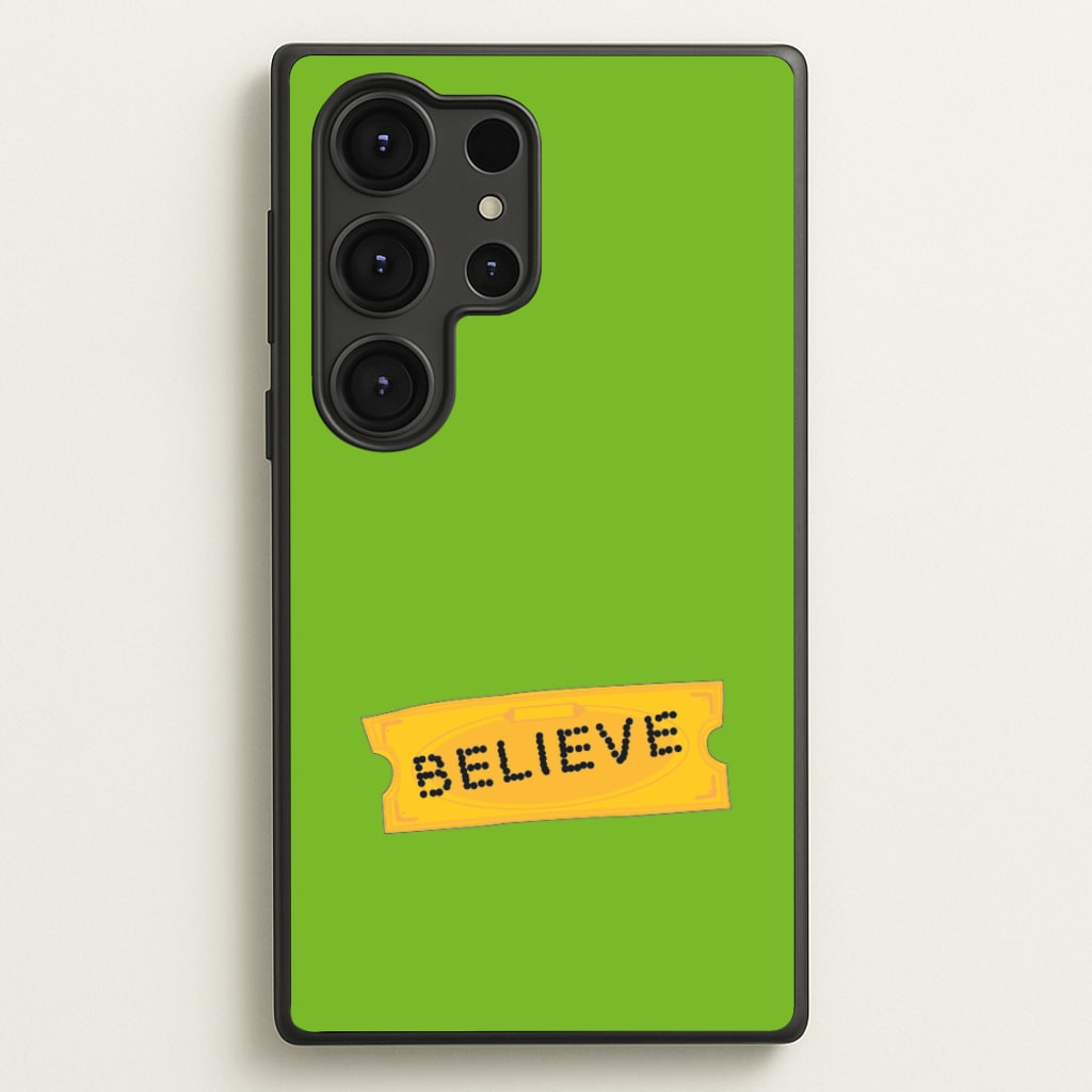 Believe - Polar Christmas - Polar Express Phone Case for Galaxy S25 Ultra