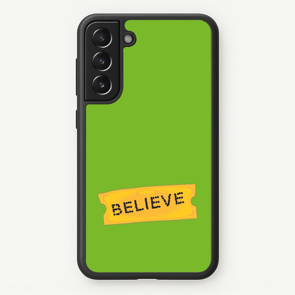 Believe - Polar Christmas - Polar Express Phone Case for Galaxy S21