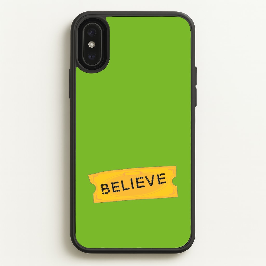 Believe - Polar Christmas - Polar Express Phone Case for iPhone XS Max