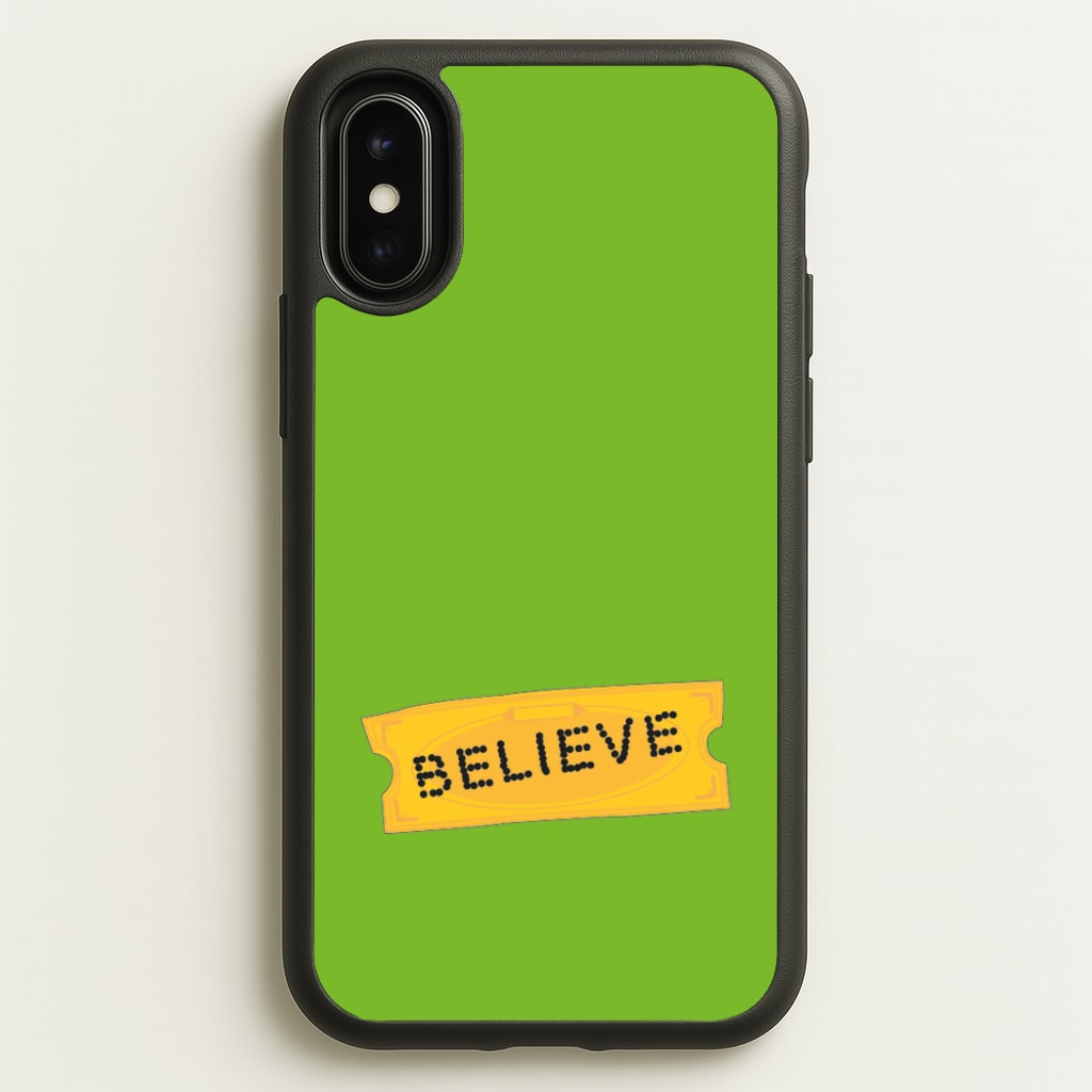 Believe - Polar Christmas - Polar Express Phone Case for iPhone X / XS