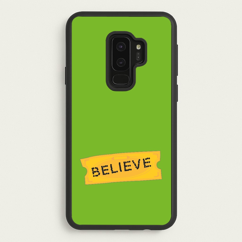 Believe - Polar Christmas - Polar Express Phone Case for Galaxy S9 Plus