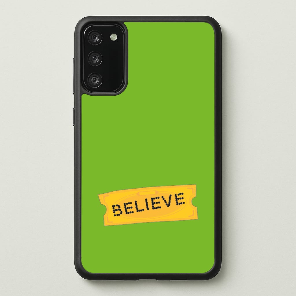 Believe - Polar Christmas - Polar Express Phone Case for Galaxy S20