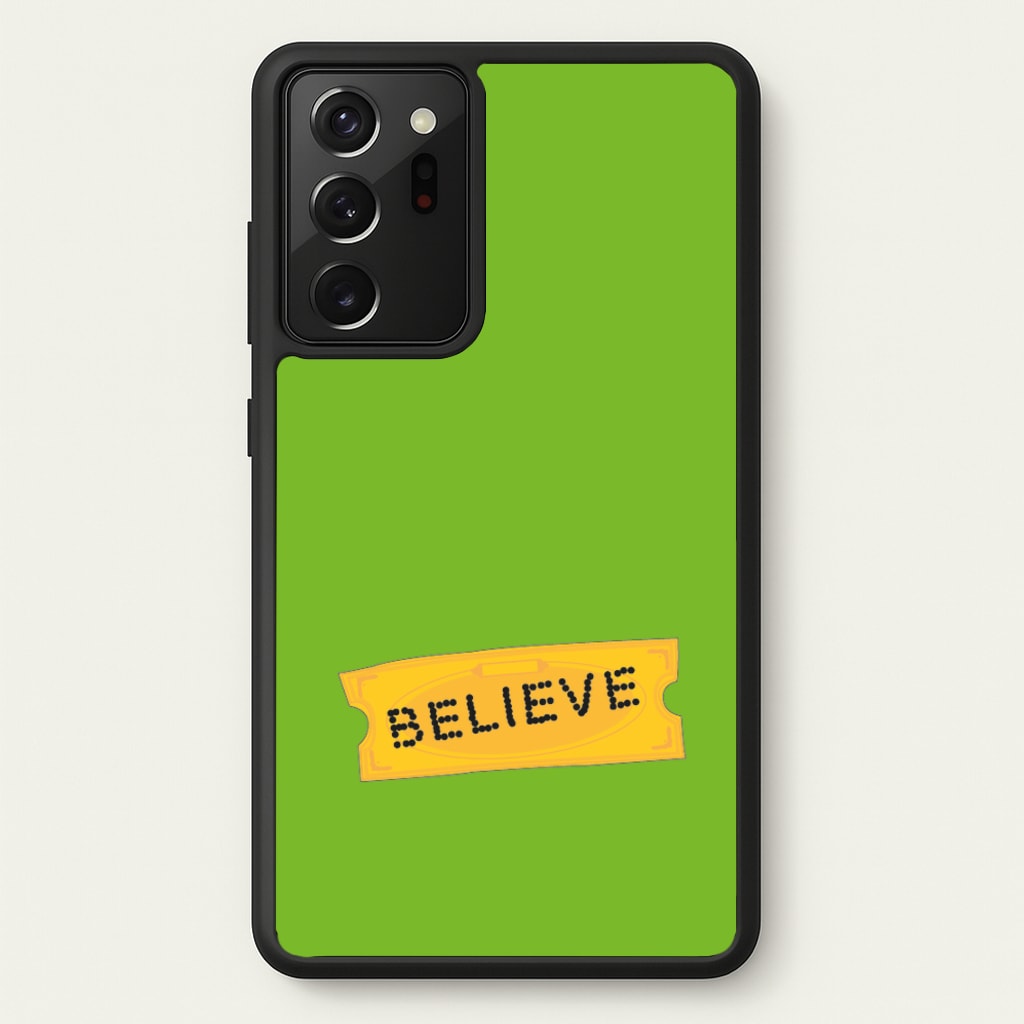 Believe - Polar Christmas - Polar Express Phone Case for Galaxy Note 20 Ultra