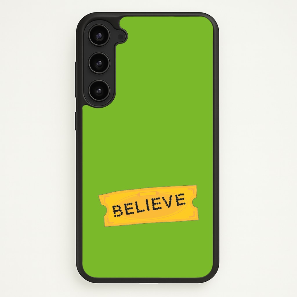 Believe - Polar Christmas - Polar Express Phone Case for Galaxy S23