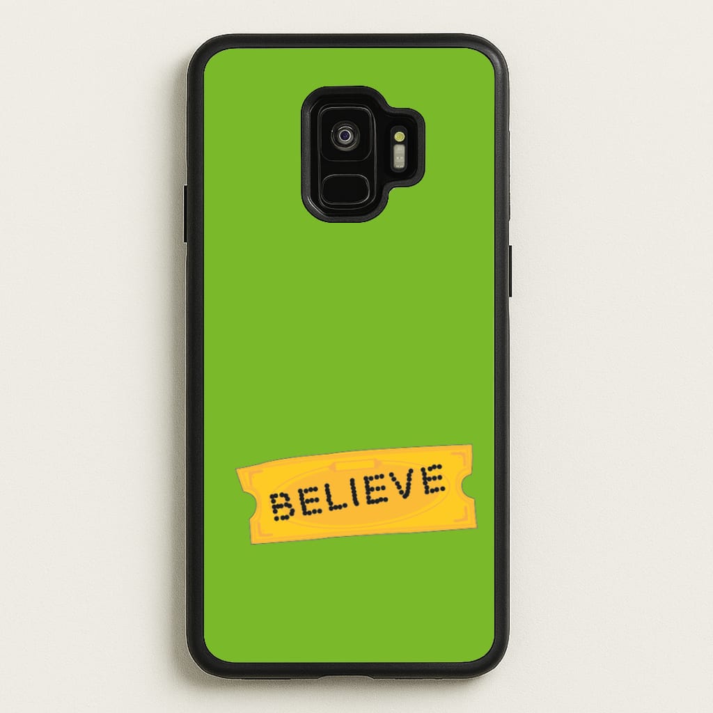 Believe - Polar Christmas - Polar Express Phone Case for Galaxy S9
