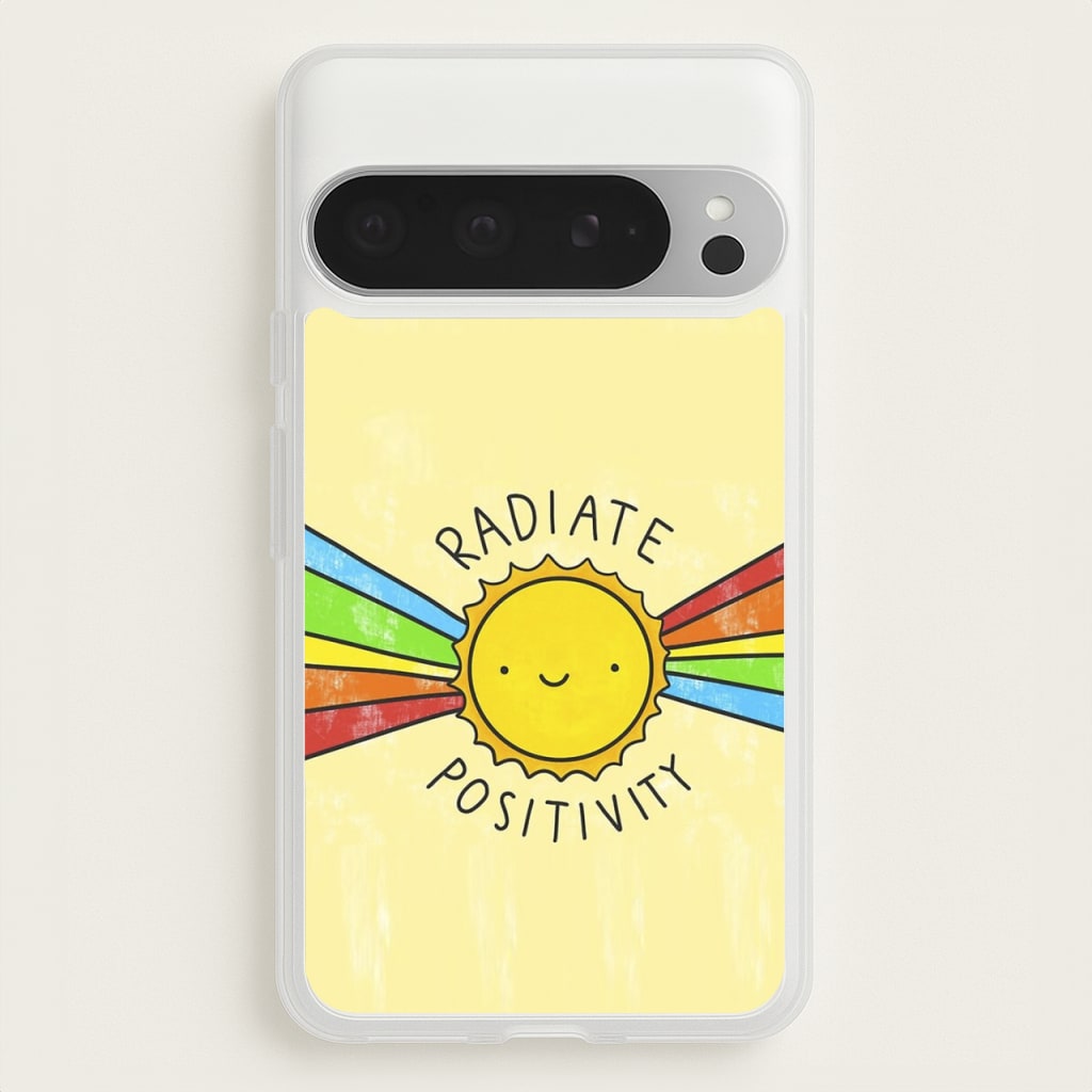 Radiate Positivity Sunshine - Positivity - Positivity Phone Case for Google Pixel 9 Pro XL